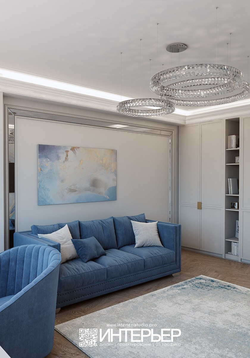 Дизайн-проект квартиры в ЖК на ул. Дзержинского г. Кисловодск. Дизайн интерьера, 3D визуализация и 3D моделирование. Создание проектов и чертежей. КМВ: Кисловодск, Пятигорск, Ессентуки и удаленно