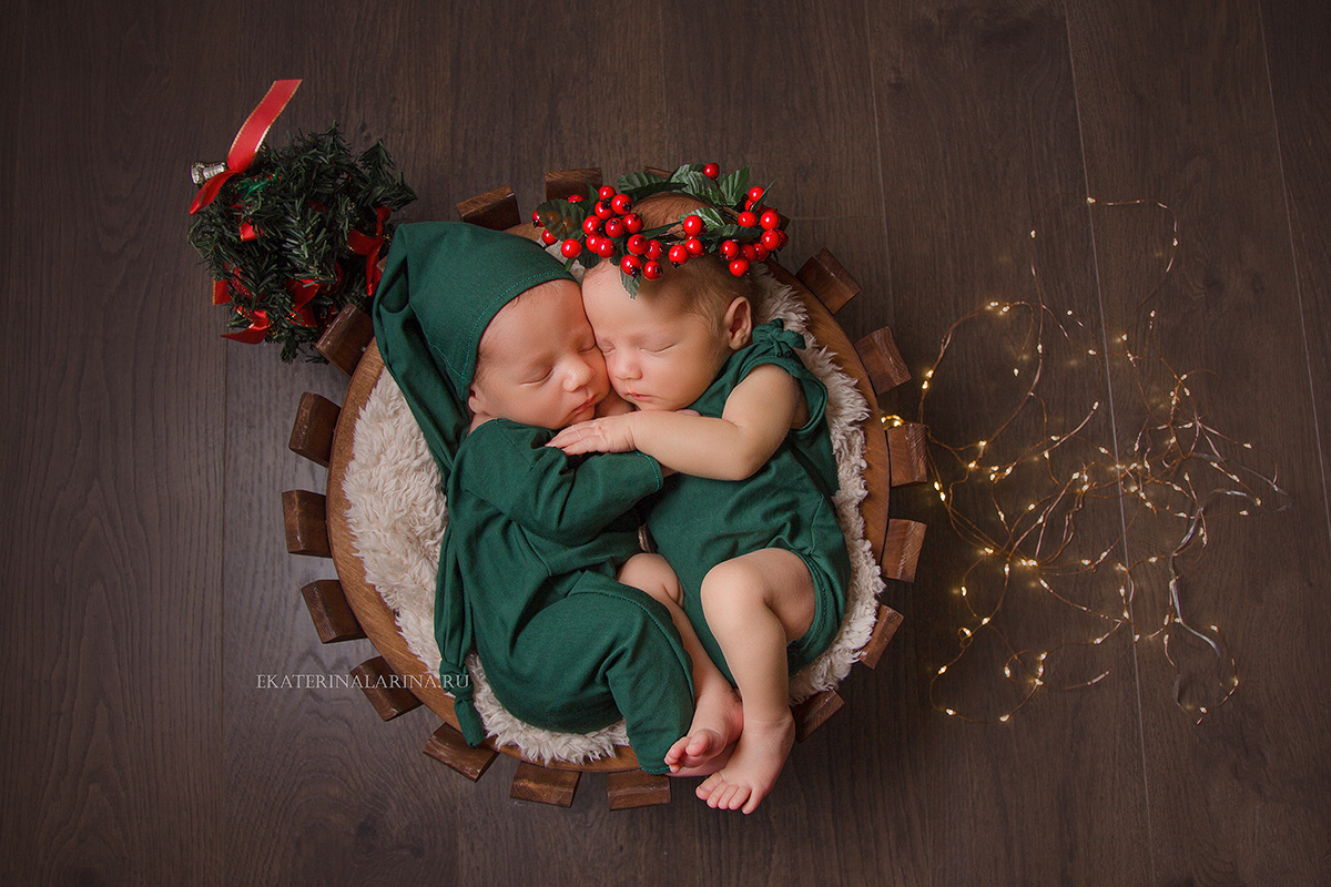 Многоняшки. Фотограф новорождённых в Самаре