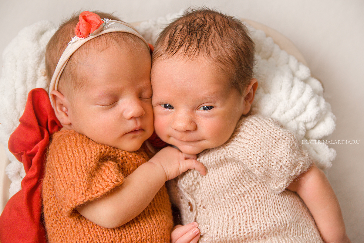 Многоняшки. Фотограф новорождённых в Самаре