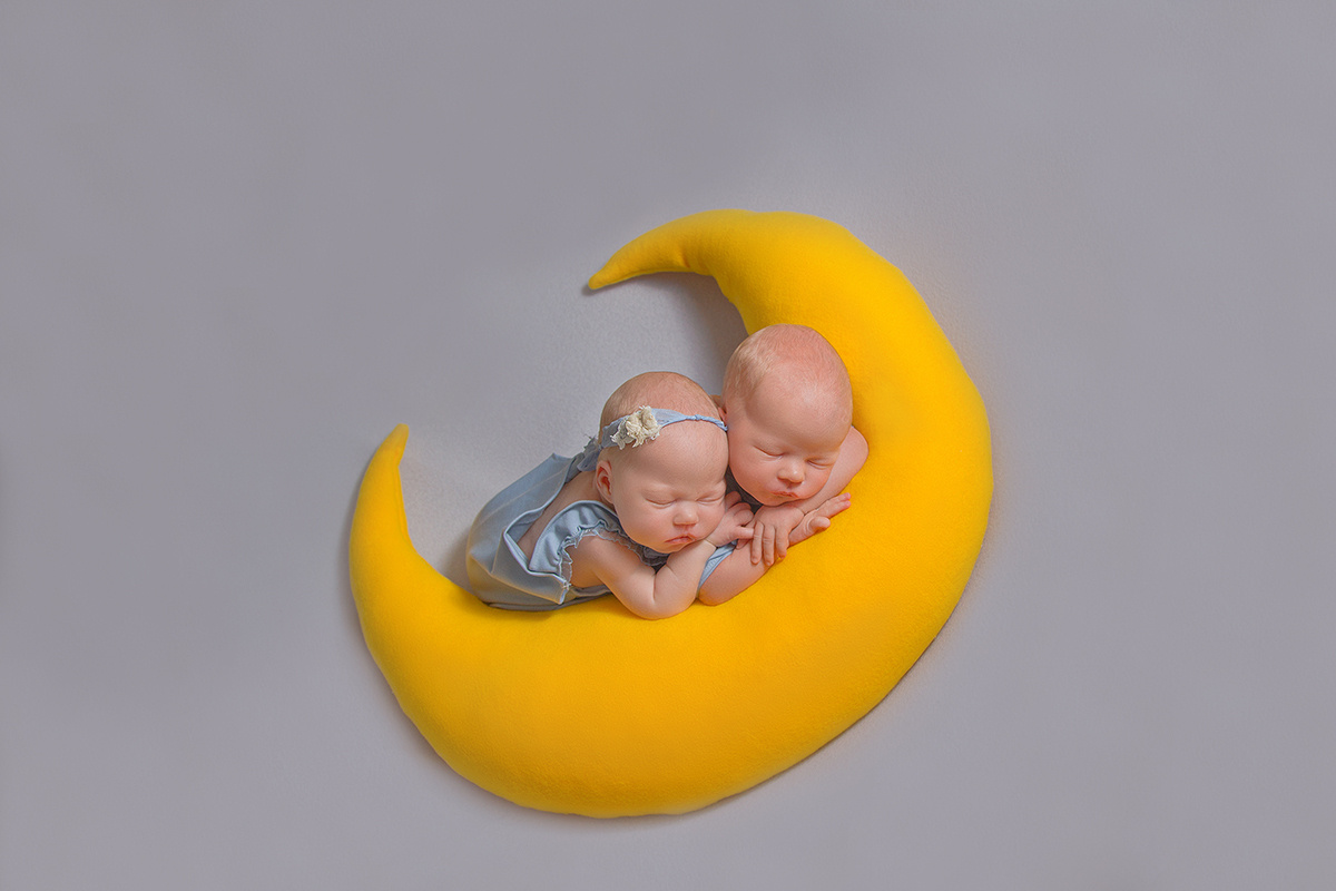Многоняшки. Фотограф новорождённых в Самаре
