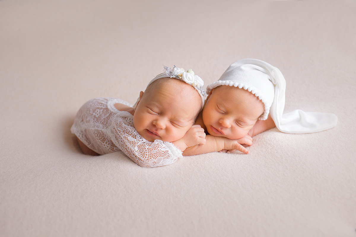 Многоняшки. Фотограф новорождённых в Самаре