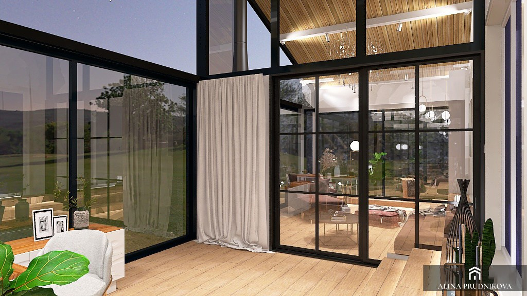 Терраса в частном доме Удмуртия. Алина Прудникова дизайн интерьера, хоумстейджинг