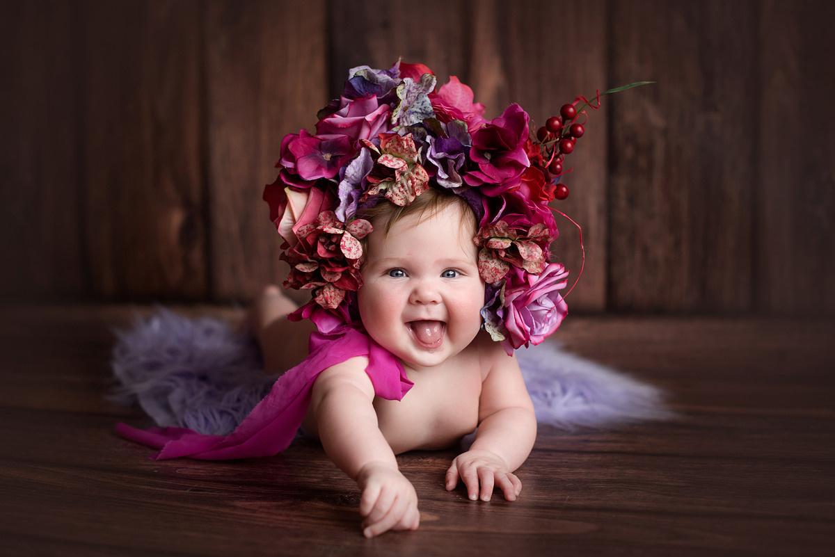 София 9 месяцев. Фотограф новорожденных Елена Панова