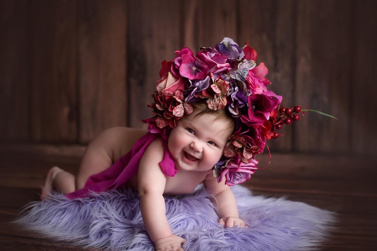 София 9 месяцев. Фотограф новорожденных Елена Панова