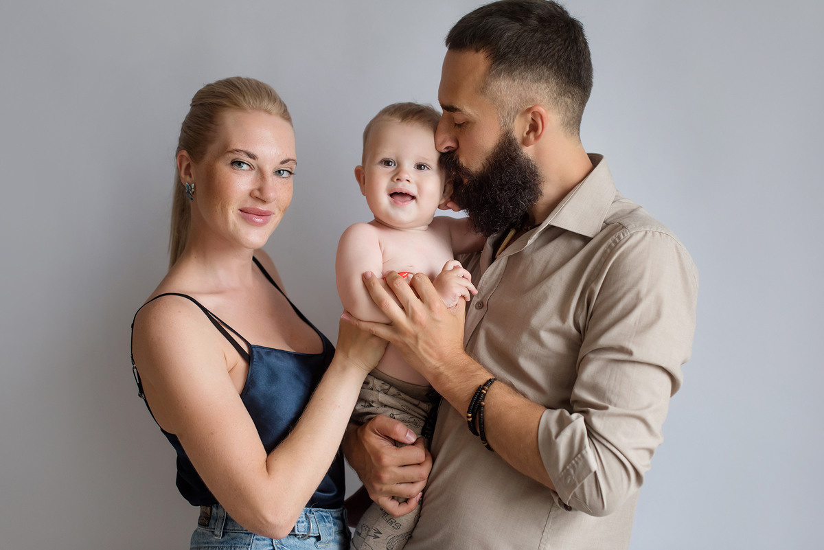 Артем 11 месяцев. Фотограф новорожденных Елена Панова