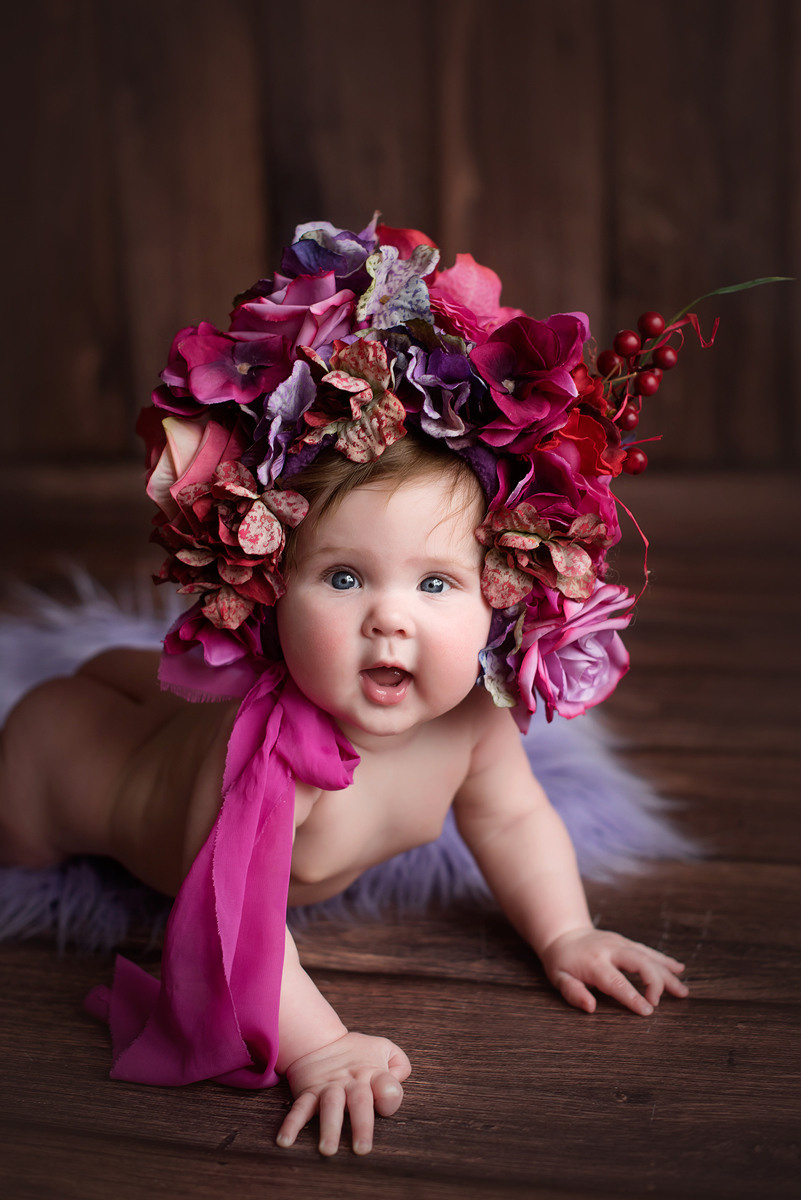 София 9 месяцев. Фотограф новорожденных Елена Панова