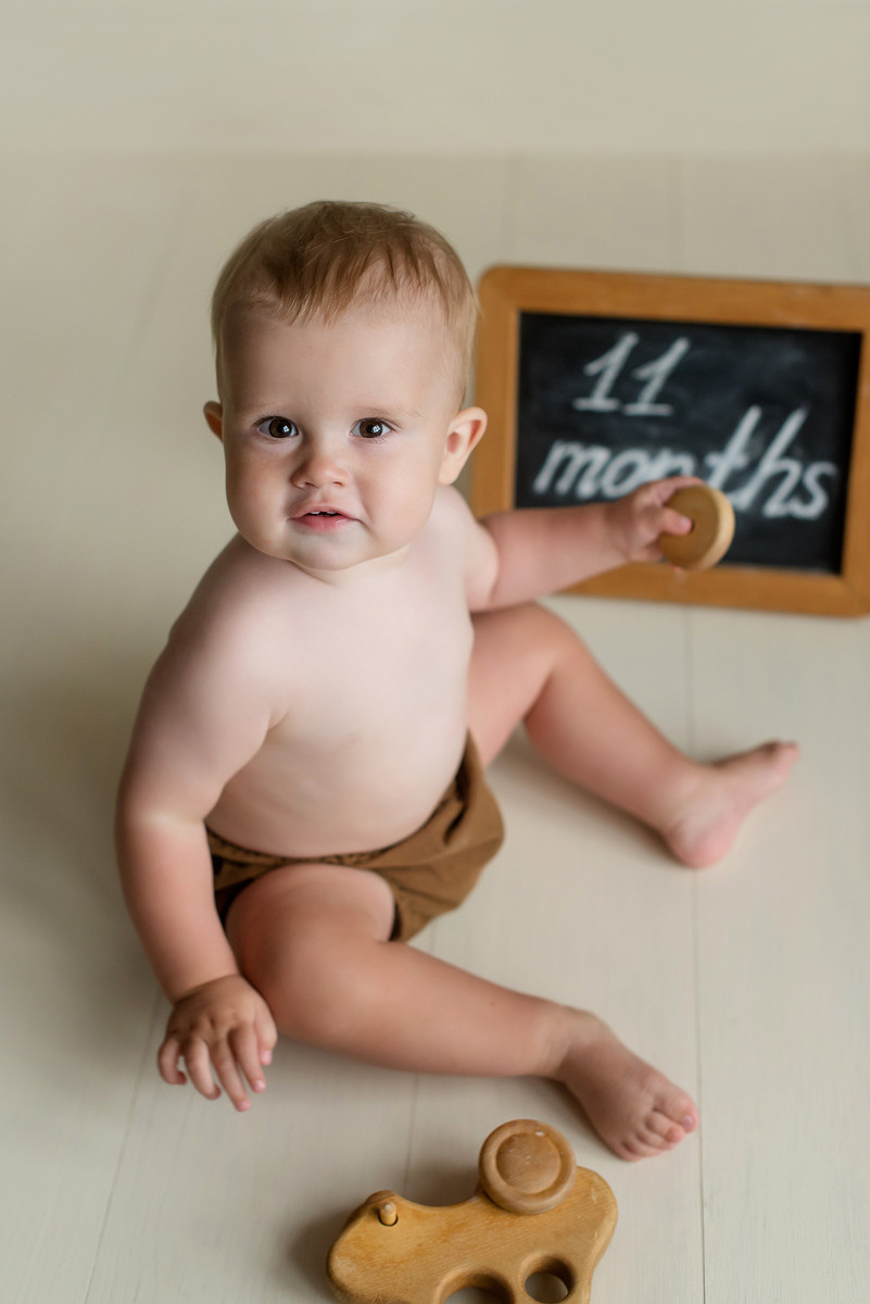 Артем 11 месяцев. Фотограф новорожденных Елена Панова