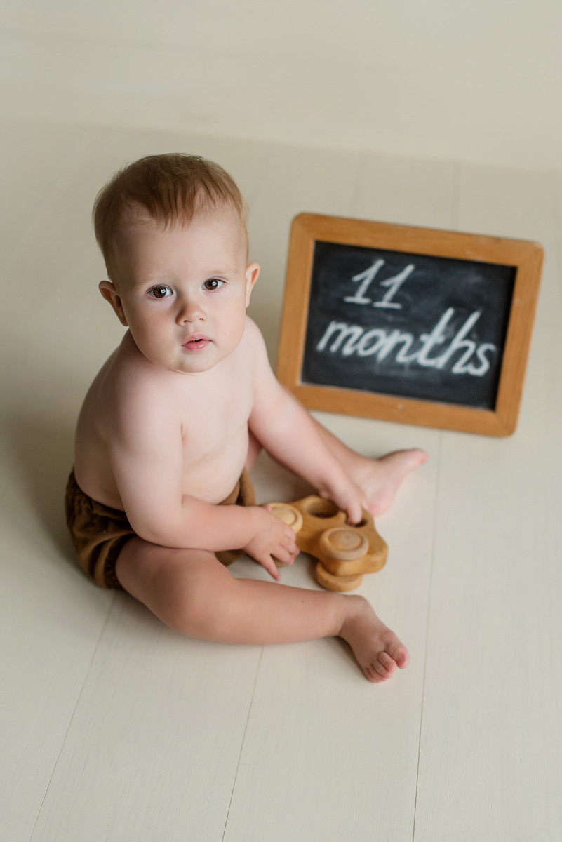 Артем 11 месяцев. Фотограф новорожденных Елена Панова