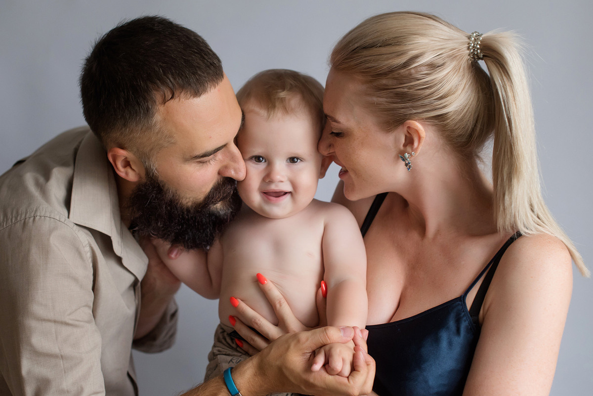 Артем 11 месяцев. Фотограф новорожденных Елена Панова