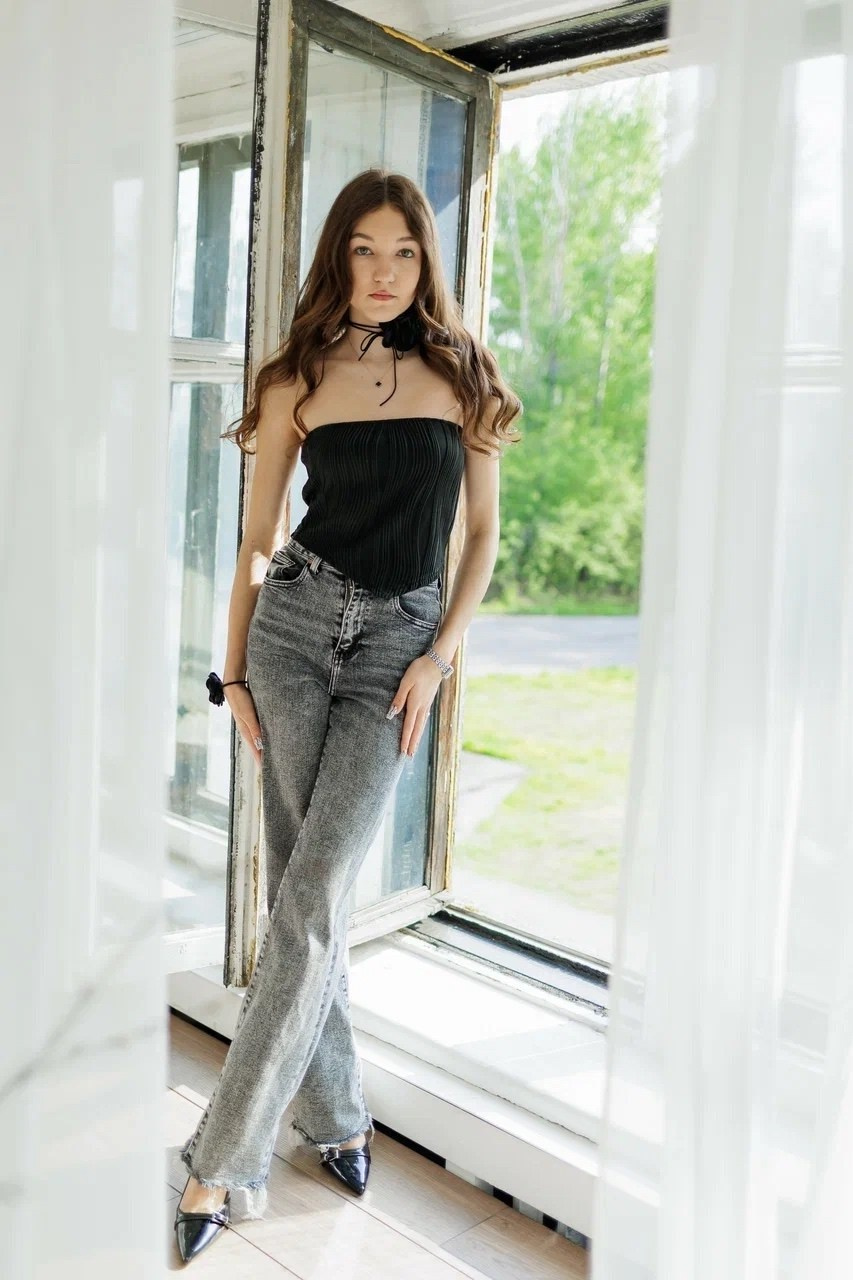 Студийная съемка — девушки. Александра Филиппенко, школа моделей НАОМИ в Новокузнецке