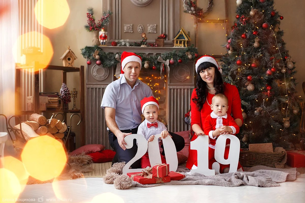 Новогодние образы для фотосессии в студии. Фотограф Свердловск