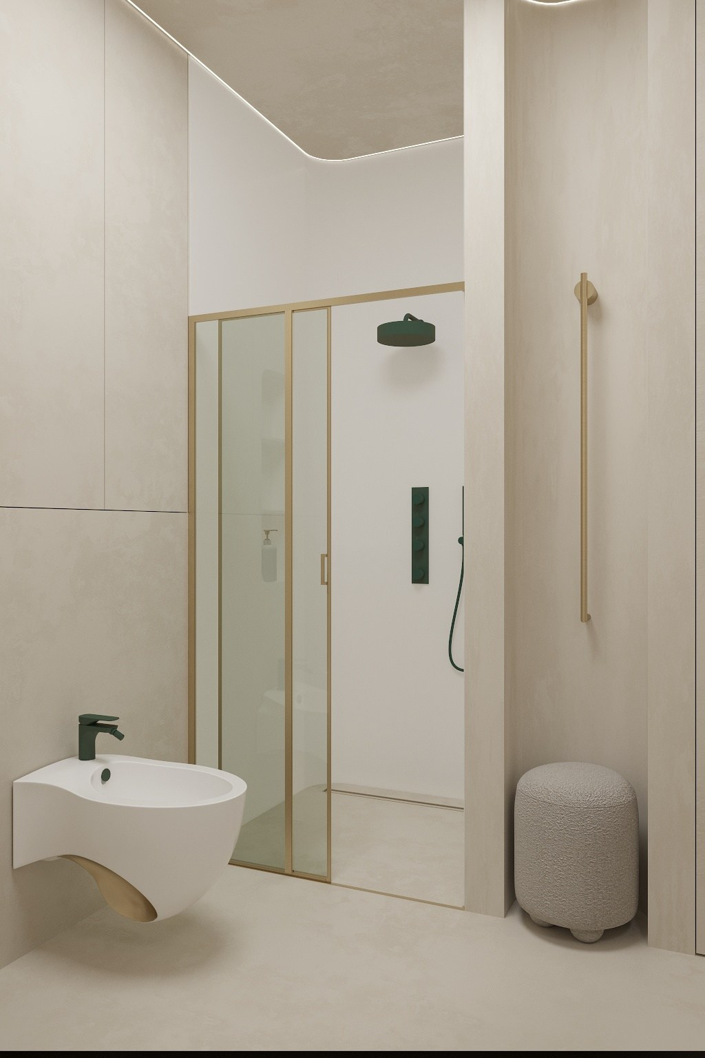 Футуристичная квартира в стиле минимализм. Главная