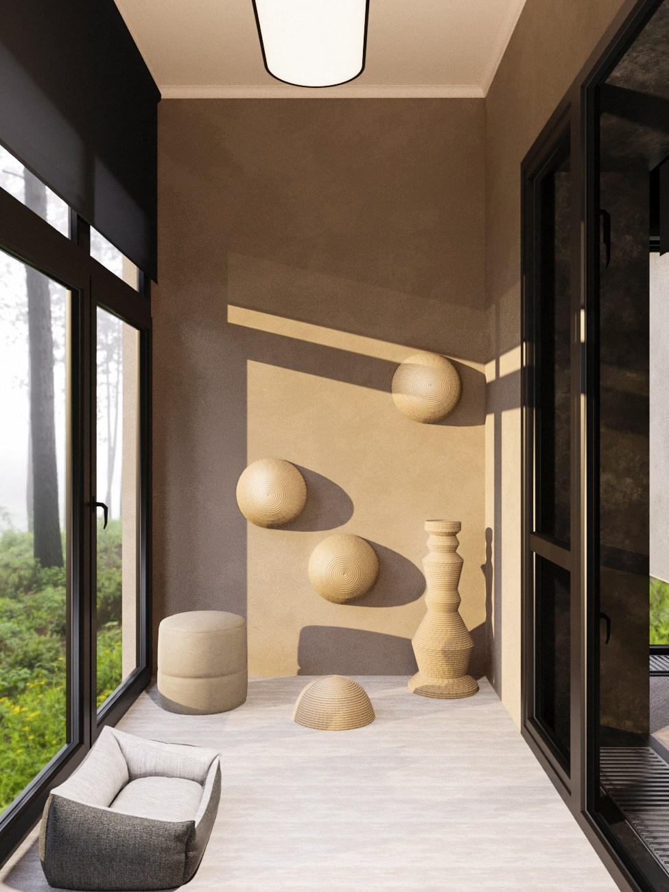 Частный загородный дом. Дизайнер интерьера в Москве Екатерина Шаймердинова