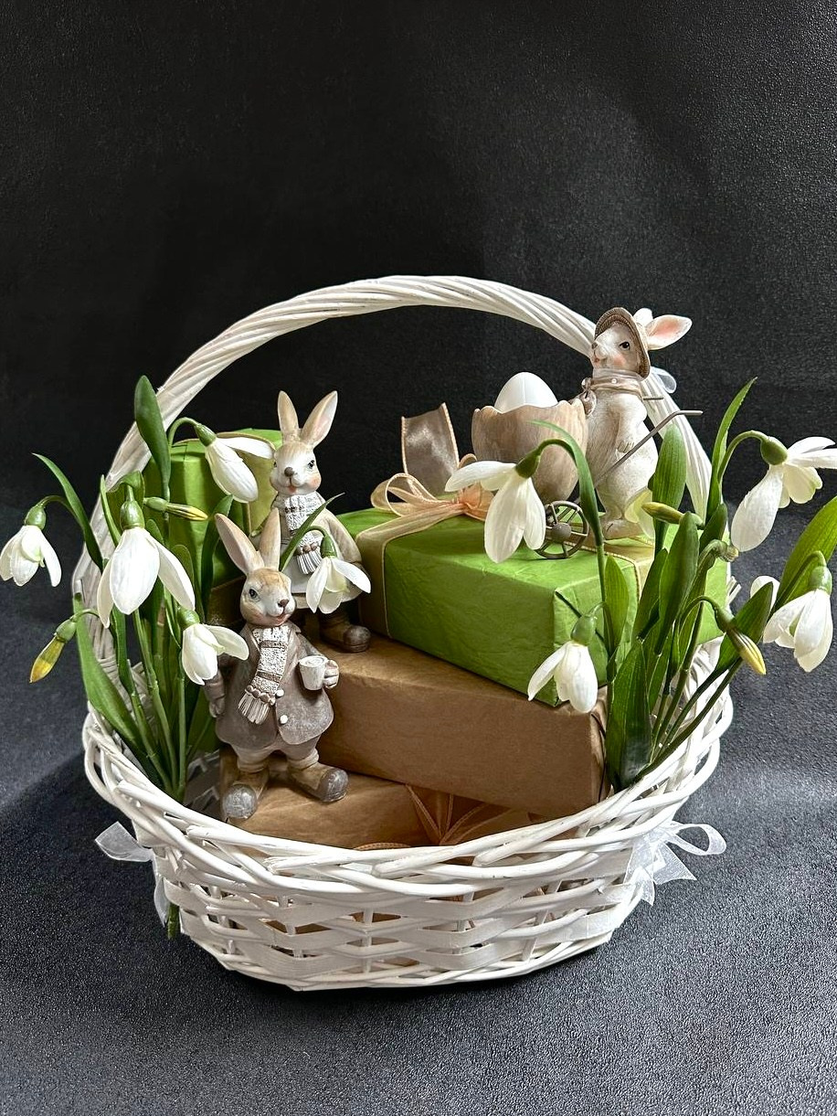Пасхальная корзинка. Студия подарочных наборов «Владия»