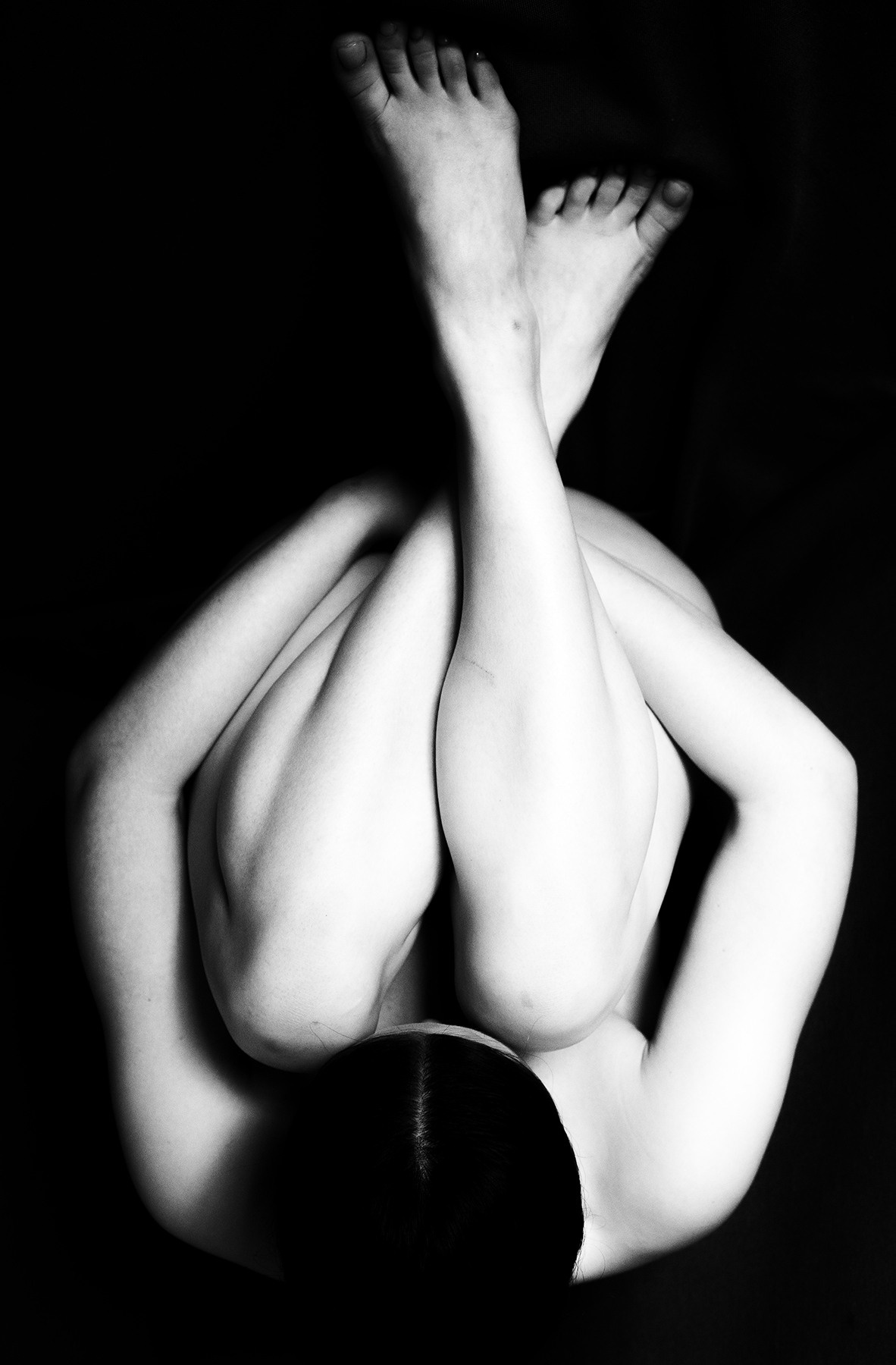 Nude. Mixed-media Artist Irina Sokolova