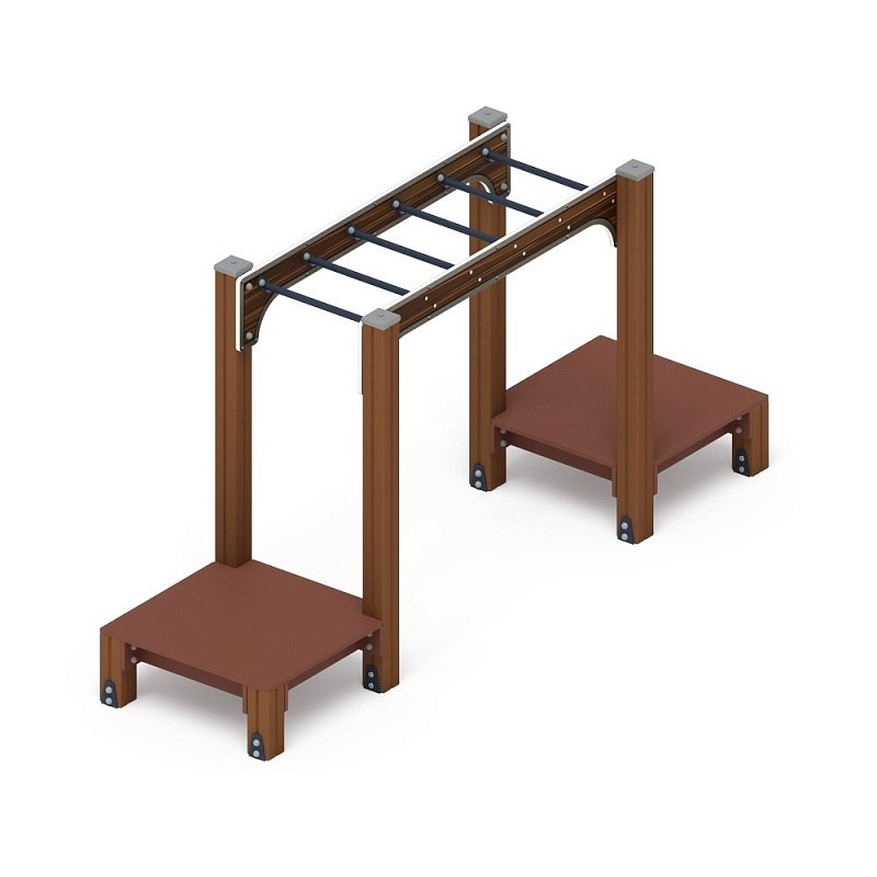 Спортивная серия - СК 1.01.13-01 Габариты (ШхДхВ): 780х2960х1500 Зона безопасности, мм: 3780х5960