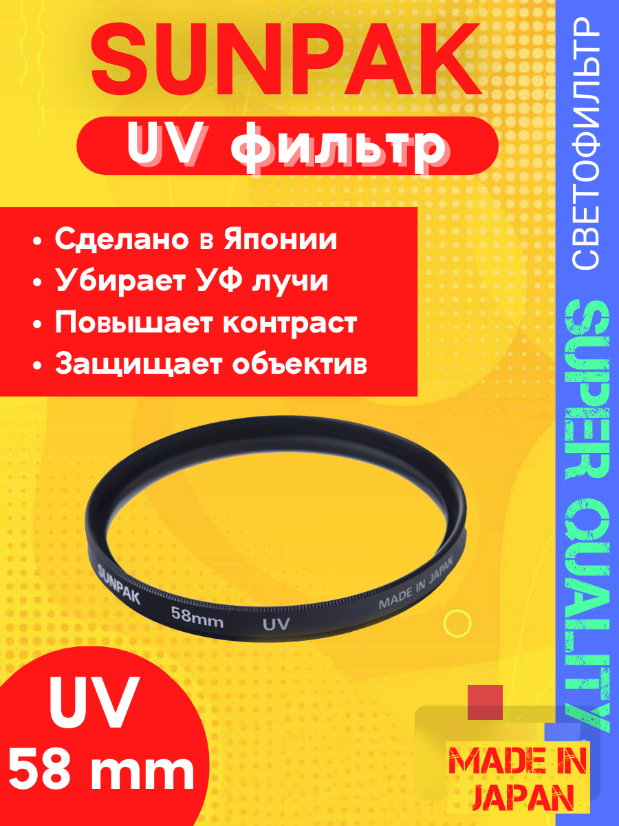 Примеры инфографики светофильтров для объектива. Фотостудия T-CUBE