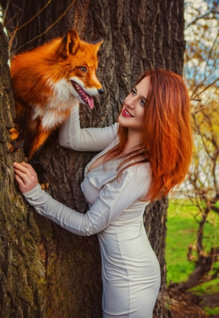 С животными. Фотограф Светлана