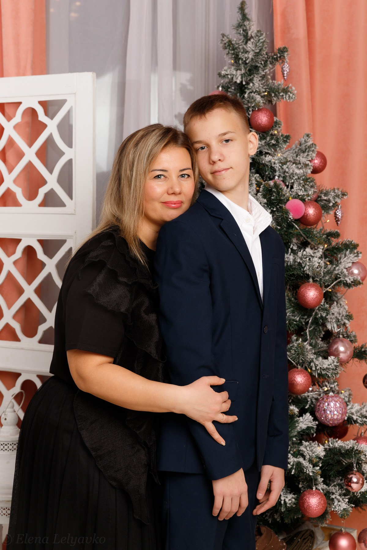 Семейная новогодняя. Счастливый фотограф Елена Лелявочка Санкт-Петербург