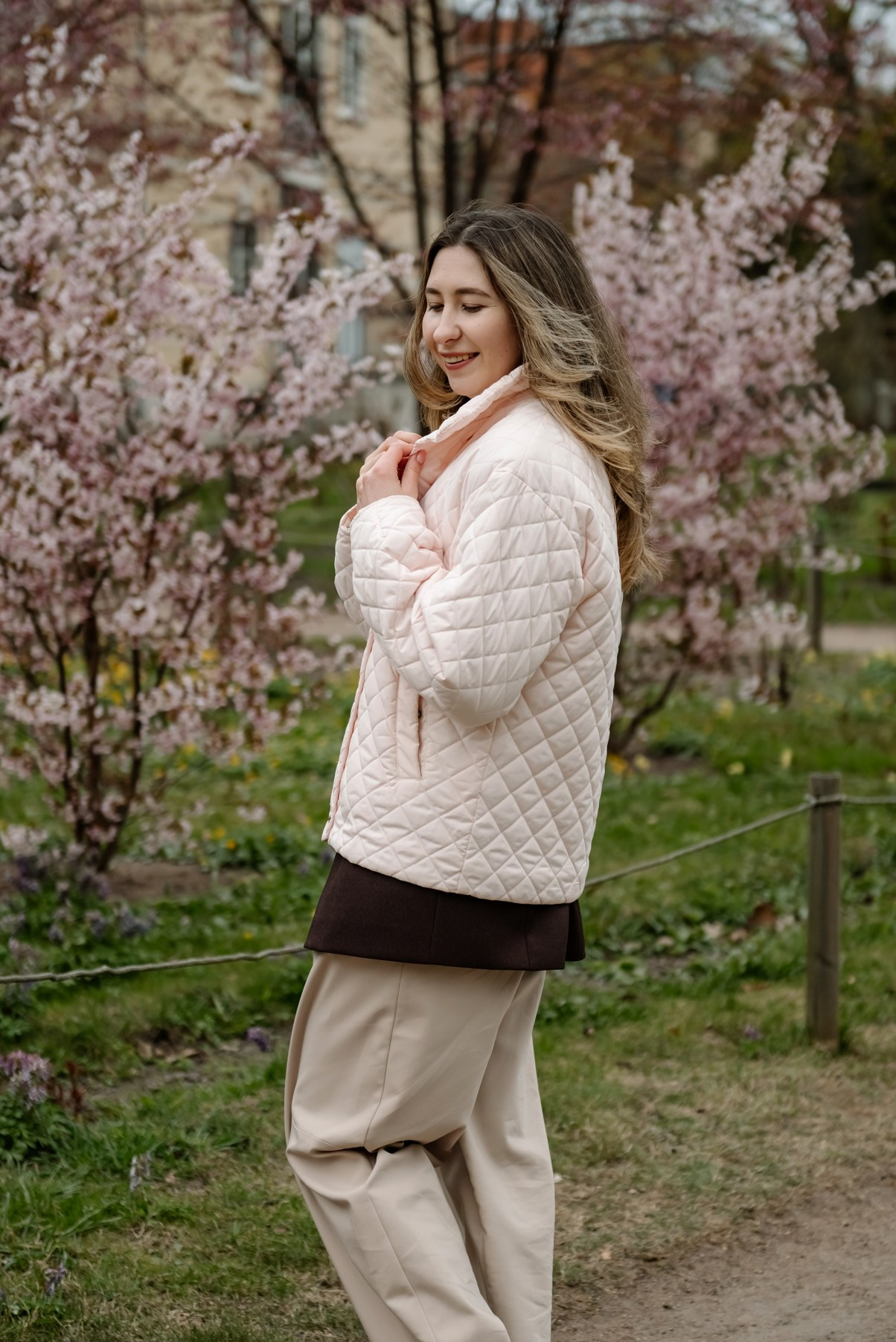 Марина с сакурой. Свадебный и семейный фотограф в Санкт-Петербурге Елена Худякова