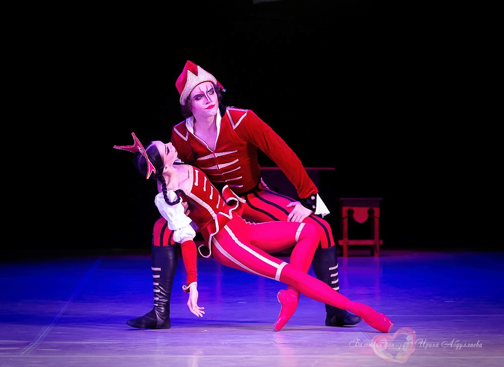 Премьера балета «Шут» — Прима балерина Кремлёвского балета Е.Первушина, Премьер Большого Театра Игорь Цвирко