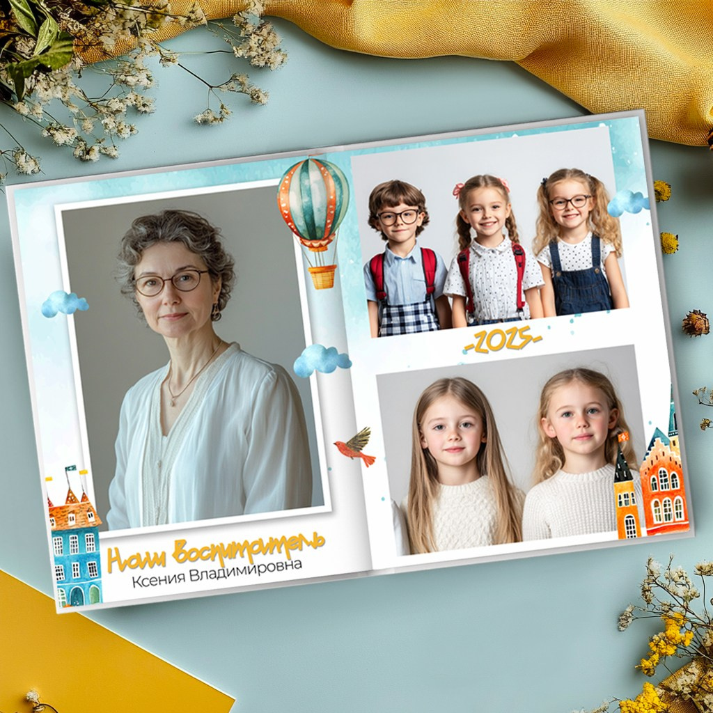 Каталог фотокниг для детского сада. Профессиональный фотограф в Подольске Елена Локтионова