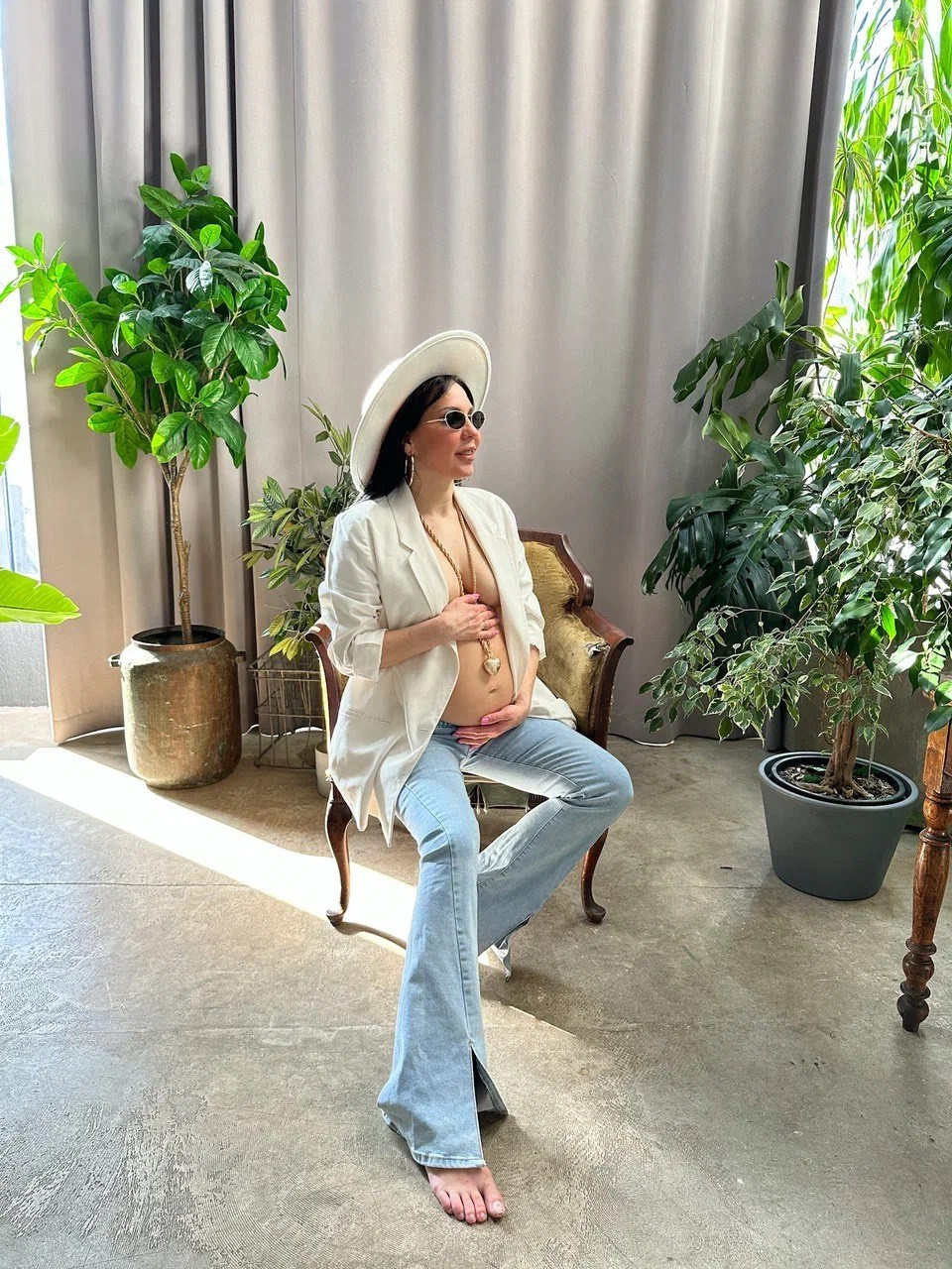 Фотосессия Анны в зеленом стиле. Фотограф ANNA GEREIHAN