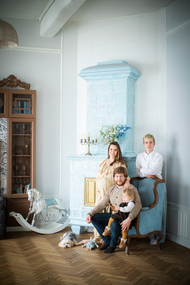 Прекрасная семья в ожидании чуда. Фотограф Наталья Штукина