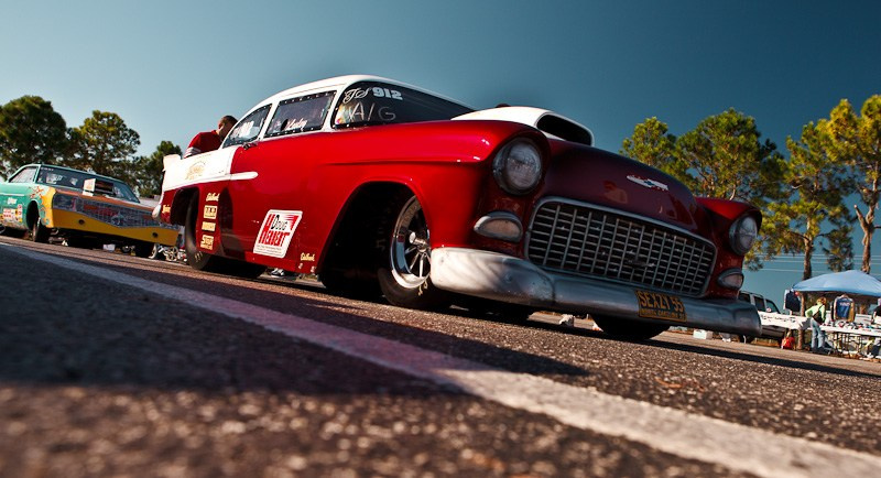 DrugRacing на автомобилях выпущенных до 1975 г. США, Флорида, 2010. Фотограф Василий Буланов