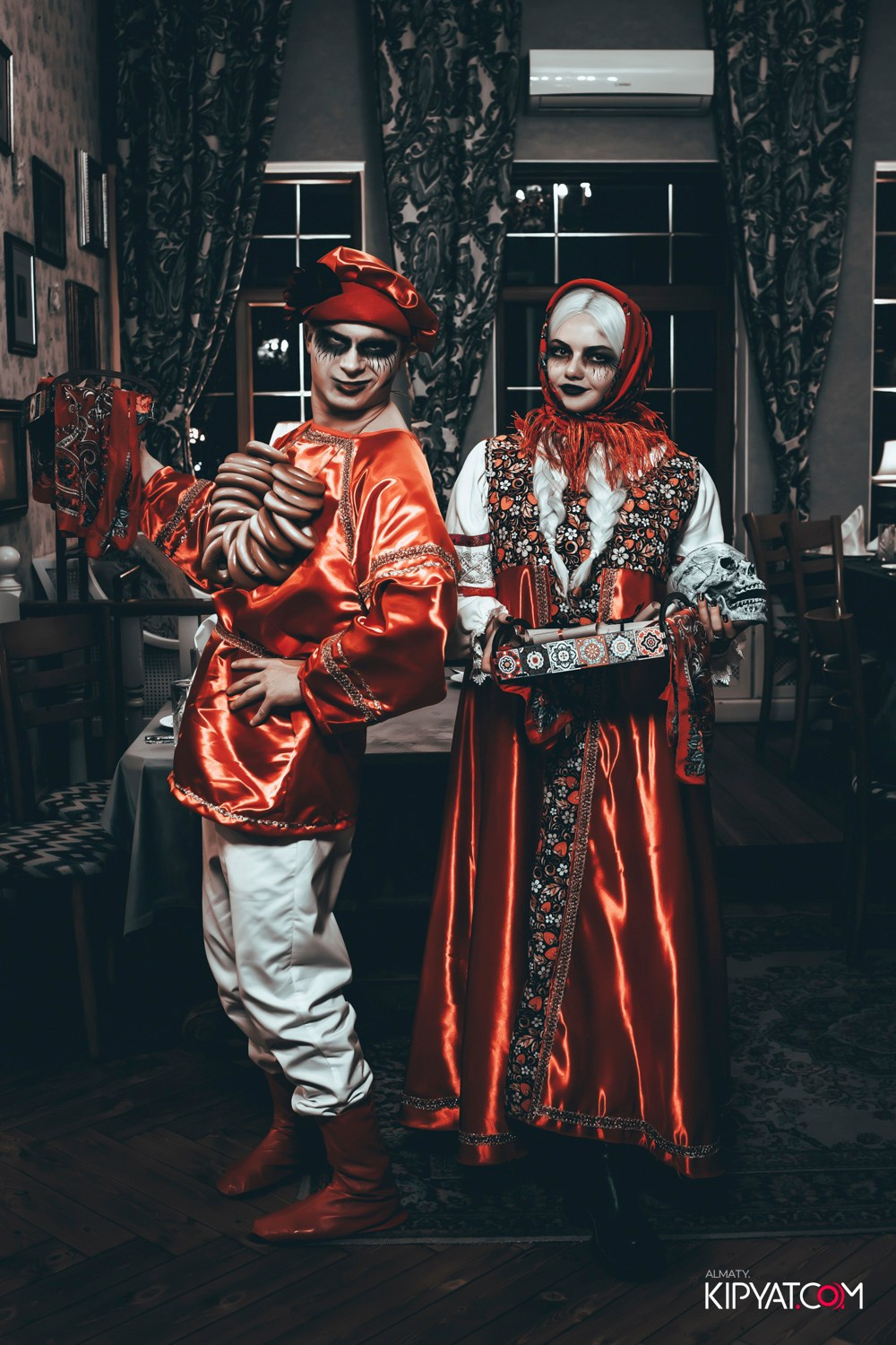 НОЧЬ СТРАХА В РЕСТОРАНЕ МАРЬИНА РОЩА. КИПЯТКОМ АЛМАТЫ! Фотосъемка мероприятий в Алматы