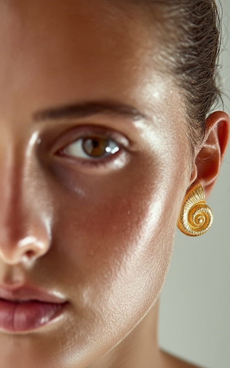 Фотографии серег. AI-дизайнер. Создание контента для онлайн форматов