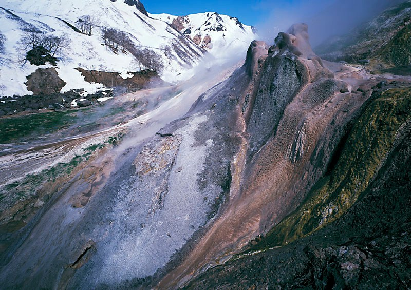 Верховья Гейзерной. Гейзер Двойной - седло и стремя