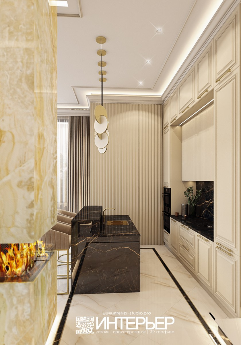 Дизайн-проект дома Ильи и Галины. Зона гостиной, кухни и столовой.Исправления. Дизайн интерьера, 3D визуализация и 3D моделирование. Создание проектов и чертежей. КМВ: Кисловодск, Пятигорск, Ессентуки и удаленно