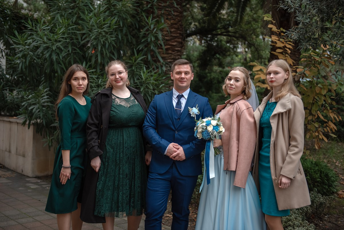 ЗАГС + прогулка Денис и Настя. Семейный и коммерческий фотограф в Сочи Александр Бодунов