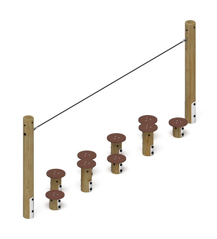 Бум (лиственница орех) СО 1.55.05-Л.И1.02 Габариты (ШхДхВ): 4400х640х1850 Зона безопасности, мм: 6400х2640