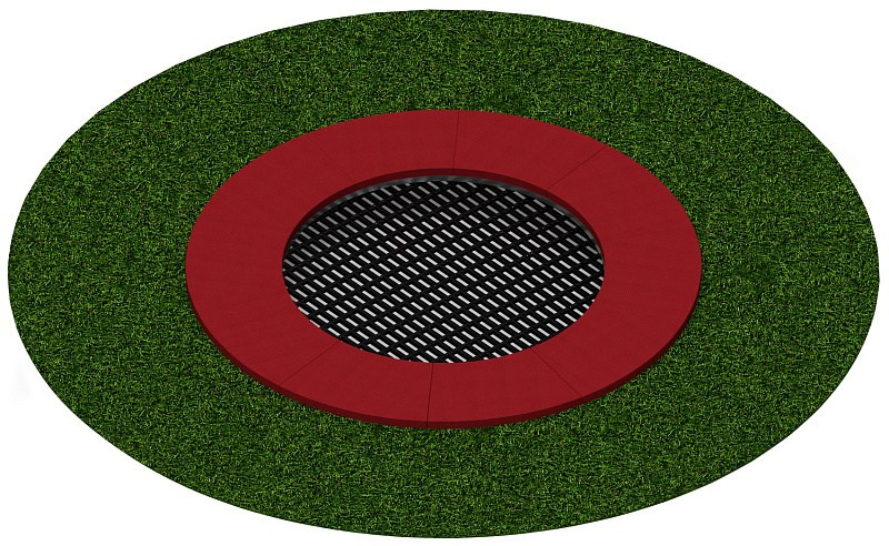 Батут БТ 10.01.03-02 Габариты (ШхДхВ): 1600х1600х425 мм Возрастные ограничения от 4 до 8 лет