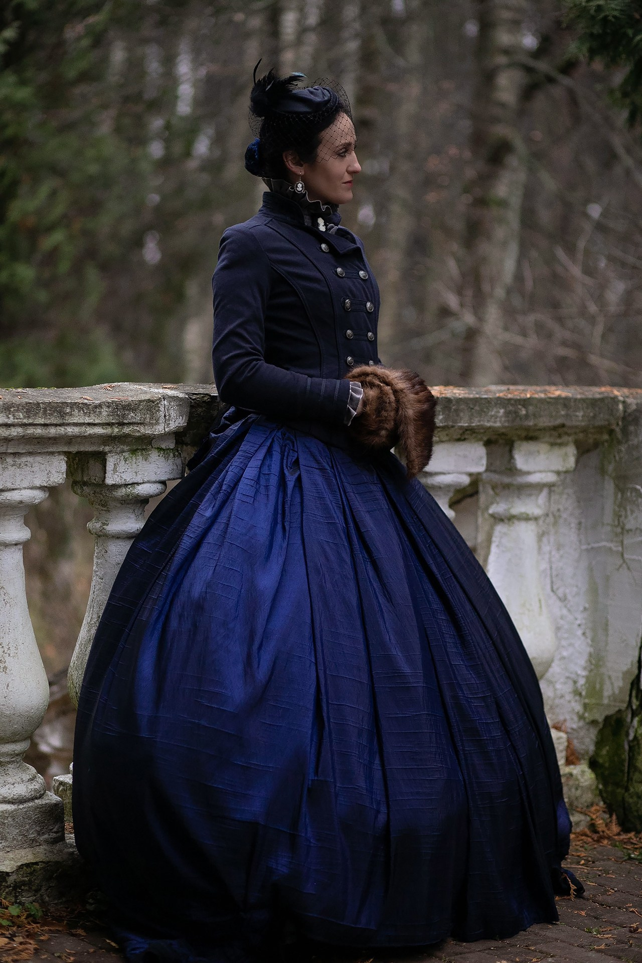 Мария. Прогулка. Художественная винтажная фотография