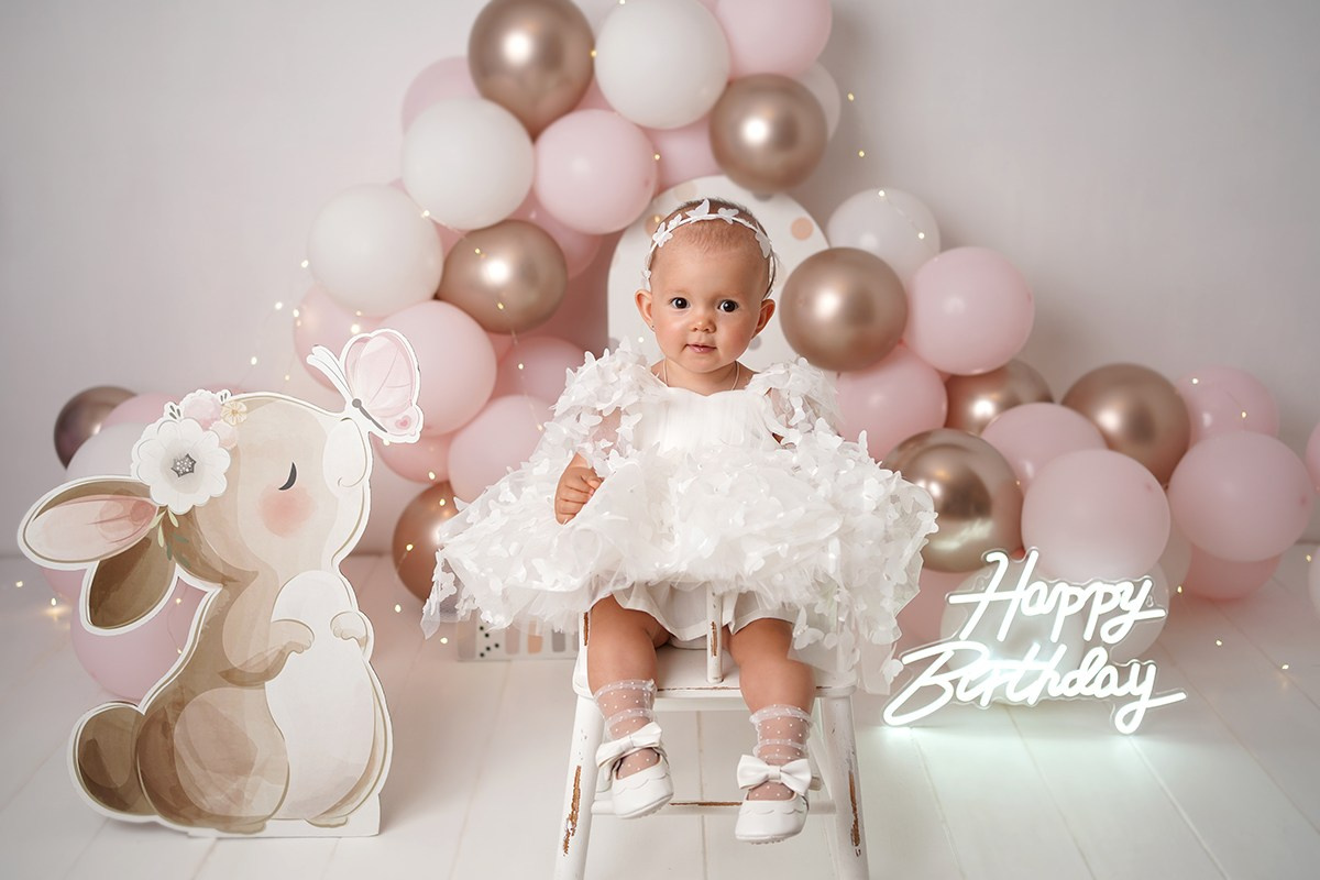 Детская фотосессия Первый год для девочек. Детский фотограф и фотограф новорожденных в Калининград Оксана Иваний