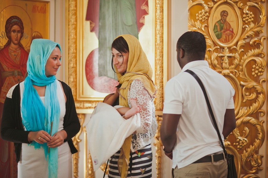 Крещение Знаменская церковь, г. Пушкин. Фотограф на крещение в Санкт Петербурге