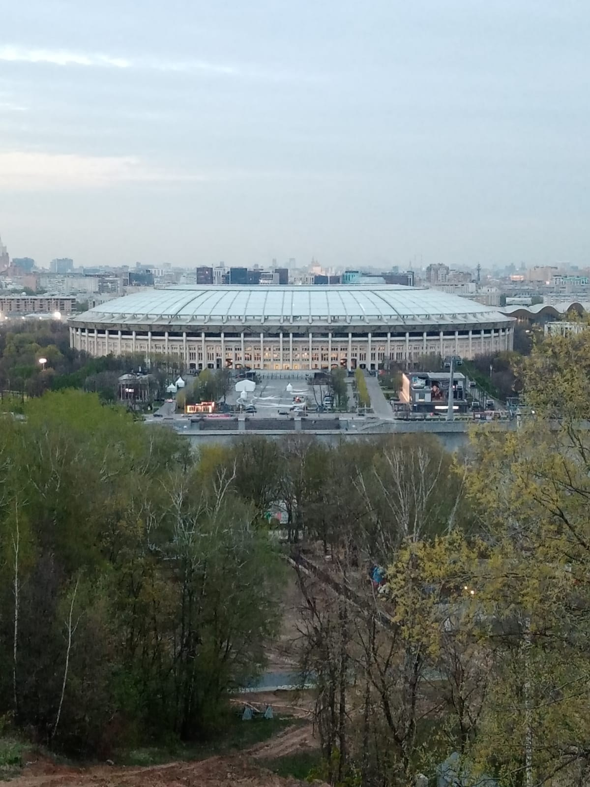 Лужники, Москва, панорама