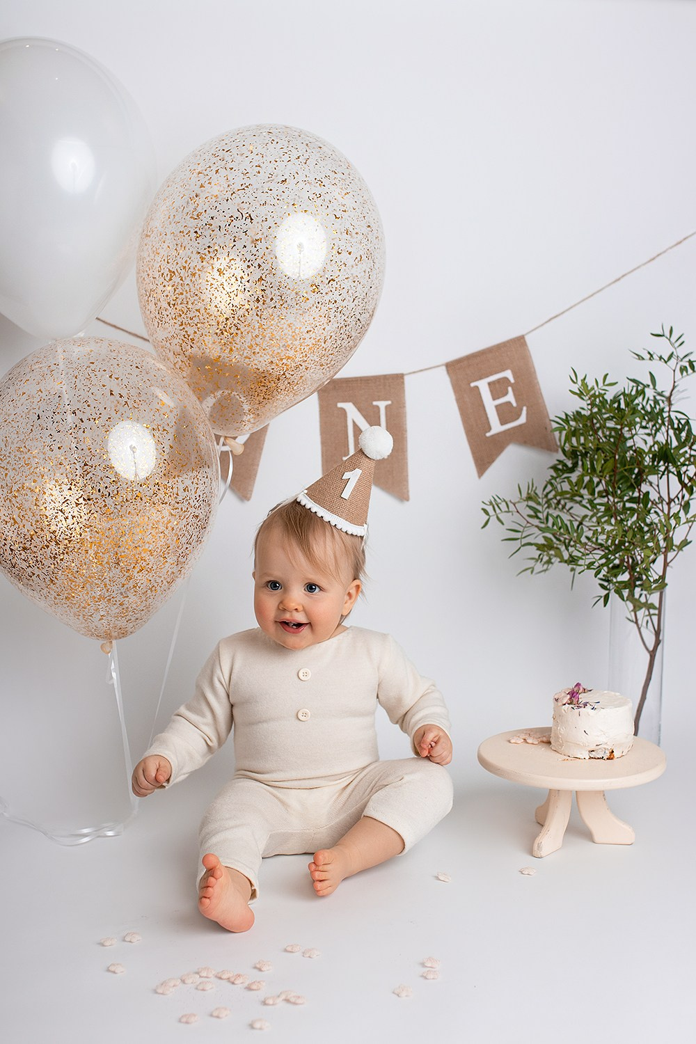 1 Годик Диане. Фотограф новорождённых и малышей до года в Москве и Московской области