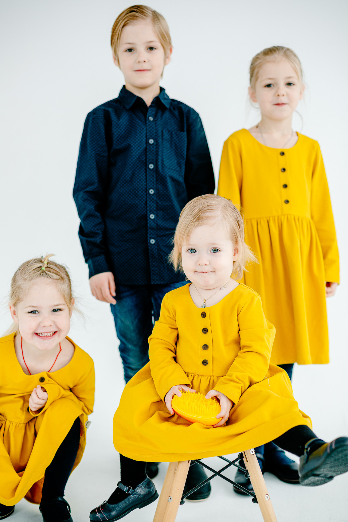 Семейная фотосессия в студии