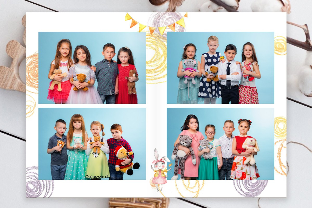 Дизайн выпускного альбома в детском саду