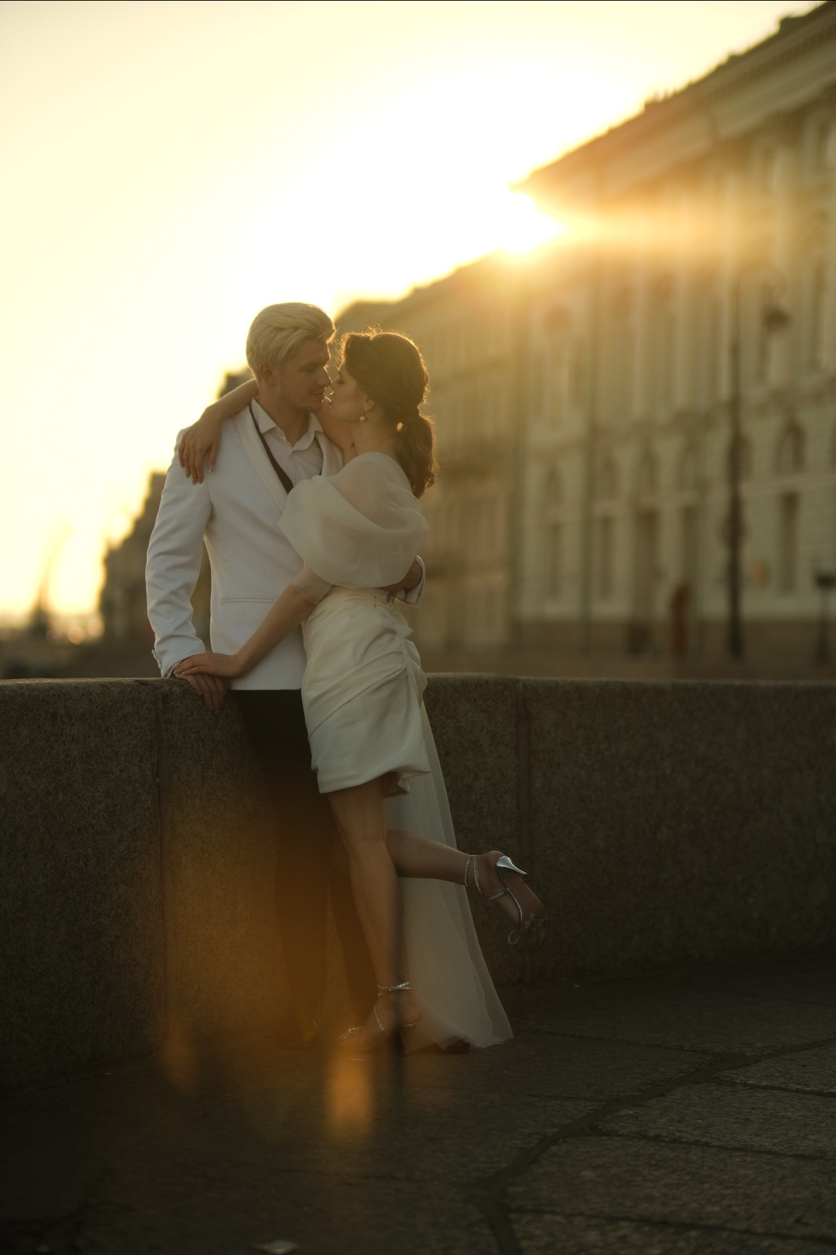 Sunrise in SPb. Сентиментальная свадебная фотография