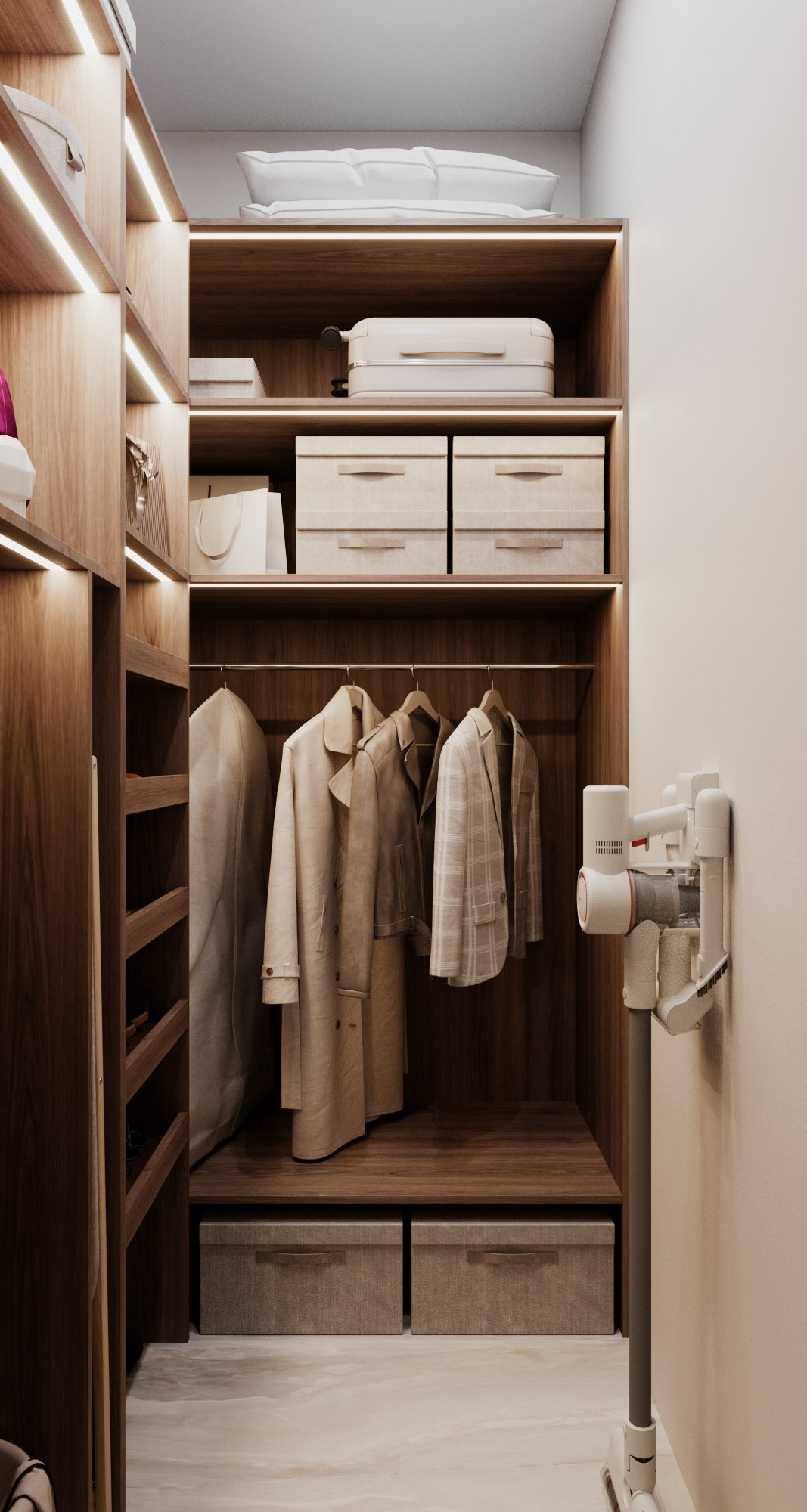 Гардеробная комната Финал. Визуализатор Векшина Елена