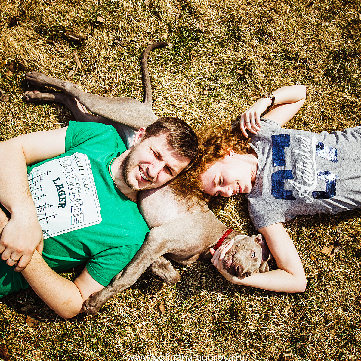 Макс, Оля и Тоби. Фотограф Полина Егорова город Тюмень