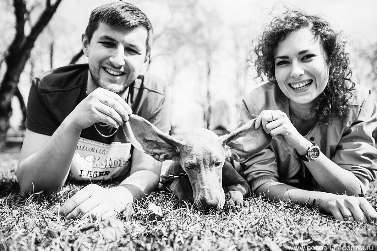 Макс, Оля и Тоби. Фотограф Полина Егорова город Тюмень