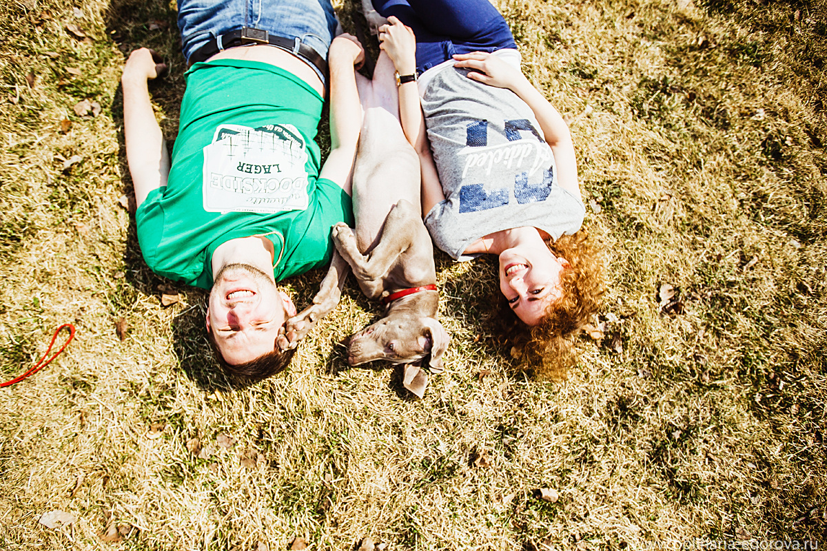 Макс, Оля и Тоби. Фотограф Полина Егорова город Тюмень
