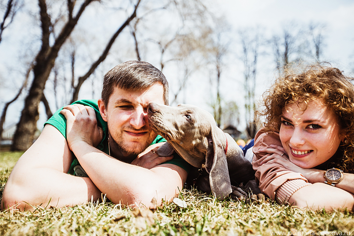 Макс, Оля и Тоби. Фотограф Полина Егорова город Тюмень