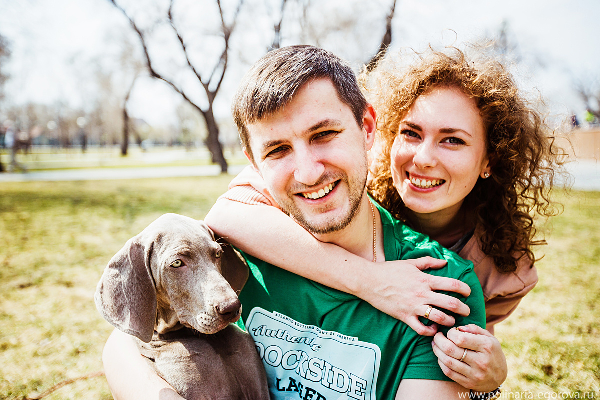 Макс, Оля и Тоби. Фотограф Полина Егорова город Тюмень